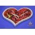 Шоколадная картина "Сердце" 70 гр